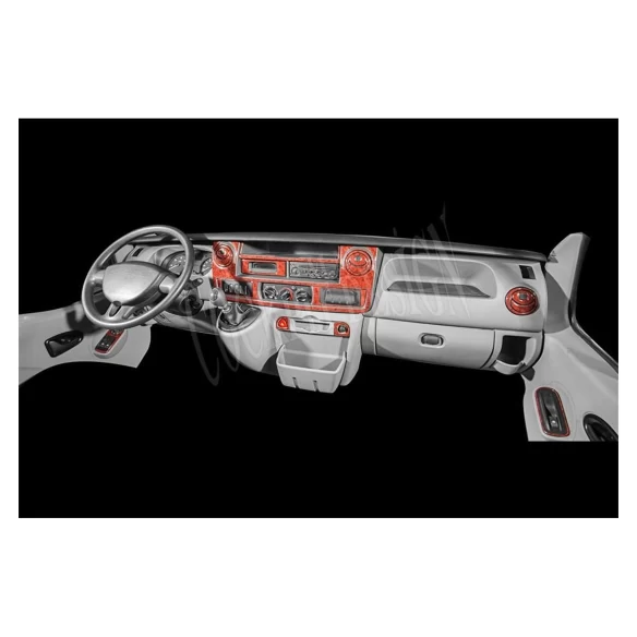Opel Movano 01.04-12.09 3D Interior Dashboard Trim Kit Dash Trim Dekor 28-Parts