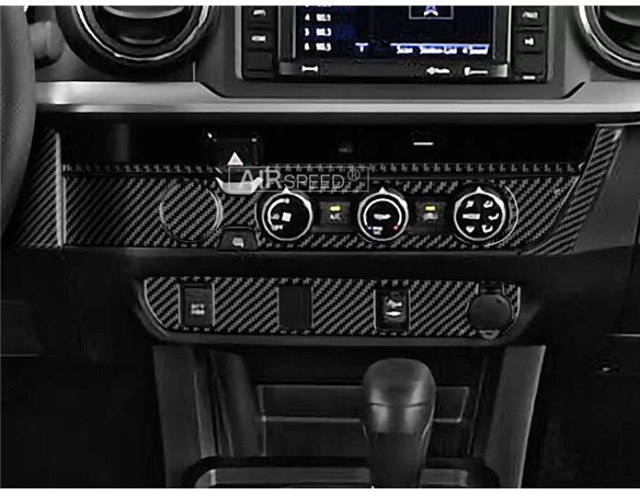 Toyota Tacoma DoubleCab 2016-2020 3D Interior Dashboard Trim Kit Dash Trim Dekor 44-Parts