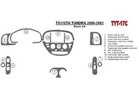 Toyota Tundra 2000-2002 2 & 4 Doors, Basic Set, 12 Parts set Interior BD Dash Trim Kit - 1 - Interior Dash Trim Kit Toyota Tundra 2000-2002 2 & 4 Doors, Basic Set, 12 Parts set Interior BD Dash Trim Kit - 1 - Interior Dash Trim Kit