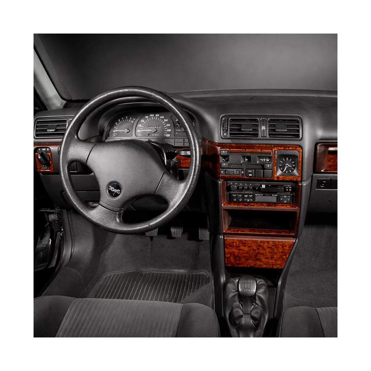 Opel Vectra A 09.87-07.95 3D Interior Dashboard Trim Kit Dash Trim Dekor 12-Parts