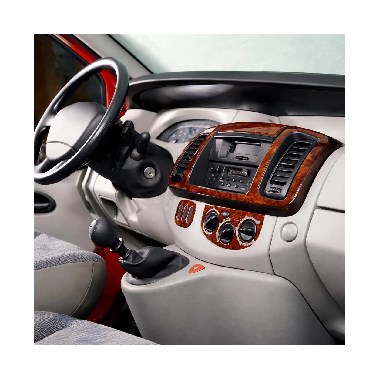 Opel Vivaro 01.01-12.06 3D Interior Dashboard Trim Kit Dash Trim Dekor 6-Parts