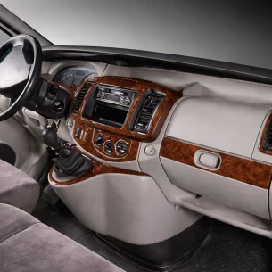 Opel Vivaro 01.07-01.11 3D Interior Dashboard Trim Kit Dash Trim Dekor 17-Parts