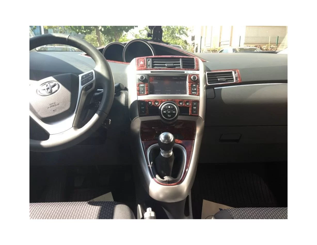 Toyota Verso R20 01.2013 3D Interior Dashboard Trim Kit Dash Trim Dekor 23-Parts - 1 - Interior Dash Trim Kit