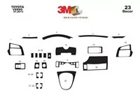 Toyota Verso R20 01.2013 3D Interior Dashboard Trim Kit Dash Trim Dekor 23-Parts - 2 - Interior Dash Trim Kit Toyota Verso R20 01.2013 3D Interior Dashboard Trim Kit Dash Trim Dekor 23-Parts - 2 - Interior Dash Trim Kit