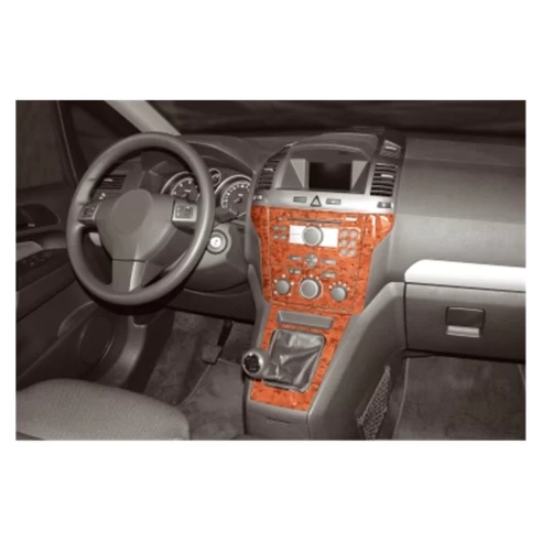 Opel Zafira B 01.06-12.10 3D Interior Dashboard Trim Kit Dash Trim Dekor 4-Parts