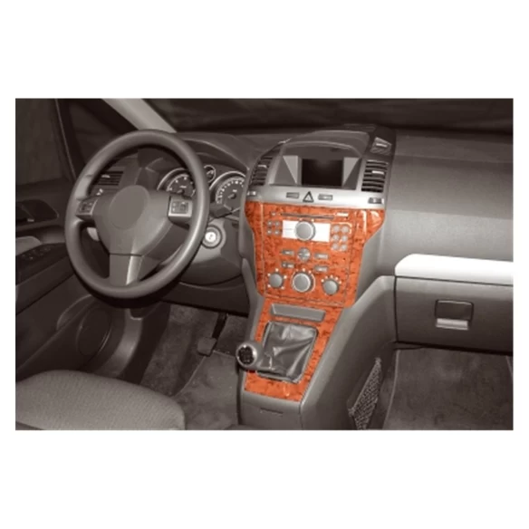 Opel Zafira B 01.06-12.10 3D Interior Dashboard Trim Kit Dash Trim Dekor 4-Parts