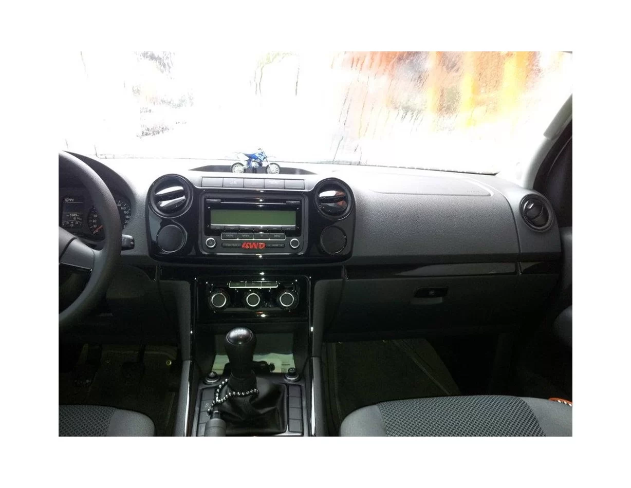 Volkswagen Amarok 01.2011 3D Interior Dashboard Trim Kit Dash Trim Dekor 35-Parts - 1 - Interior Dash Trim Kit