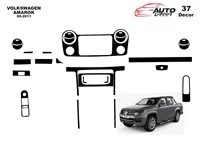 Volkswagen Amarok 01.2011 3D Interior Dashboard Trim Kit Dash Trim Dekor 35-Parts - 2 - Interior Dash Trim Kit Volkswagen Amarok 01.2011 3D Interior Dashboard Trim Kit Dash Trim Dekor 35-Parts - 2 - Interior Dash Trim Kit