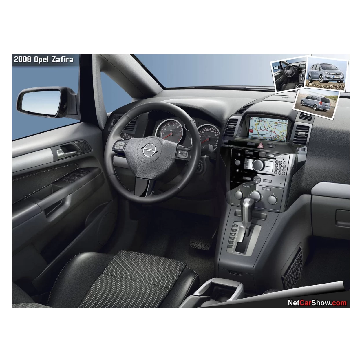 Opel Zafira B 01.06-12.15 3D Interior Dashboard Trim Kit Dash Trim Dekor 21-Parts