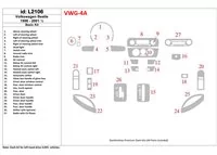 Volkswagen Beetle 1998-2001 Basic Set Interior BD Dash Trim Kit - 1 - Interior Dash Trim Kit Volkswagen Beetle 1998-2001 Basic Set Interior BD Dash Trim Kit - 1 - Interior Dash Trim Kit