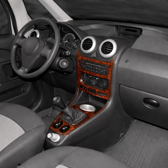 Peugeot 1007 04.2005 3D Interior Dashboard Trim Kit Dash Trim Dekor 2-Parts