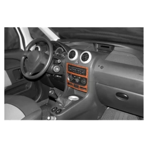 Peugeot 1007 04.2005 3D Interior Dashboard Trim Kit Dash Trim Dekor 2-Parts