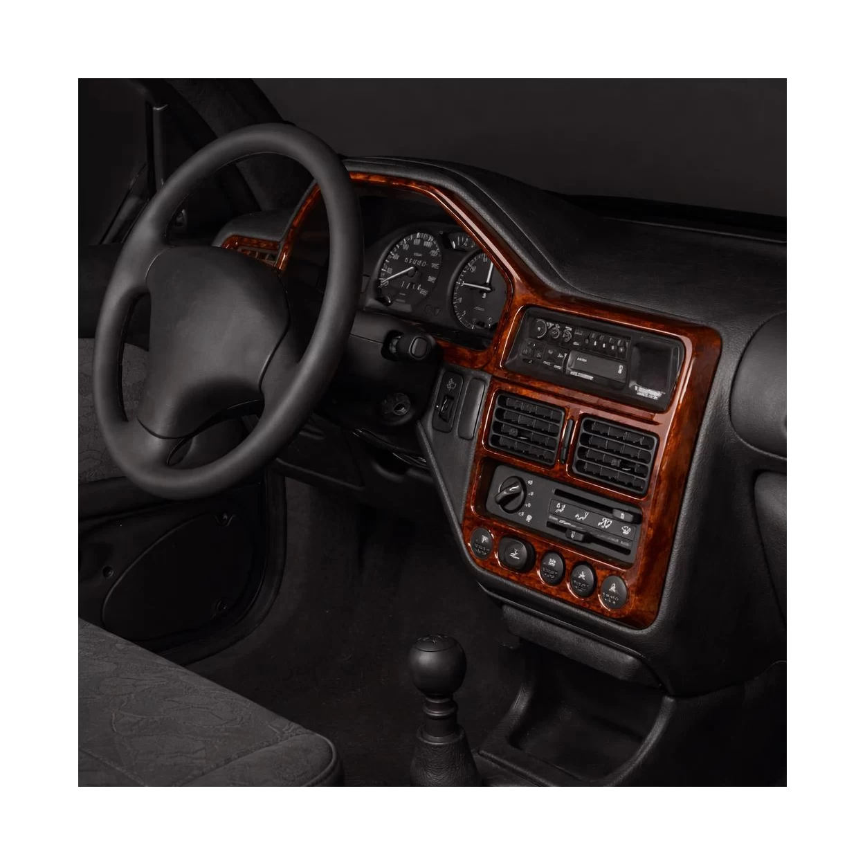 Peugeot 106 04.91-07.96 3D Interior Dashboard Trim Kit Dash Trim Dekor 12-Parts