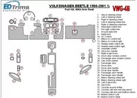 Volkswagen Beetle 1998-2001 Full Set, With Armrest, 33 Parts set Interior BD Dash Trim Kit - 3 - Interior Dash Trim Kit Volkswagen Beetle 1998-2001 Full Set, With Armrest, 33 Parts set Interior BD Dash Trim Kit - 3 - Interior Dash Trim Kit