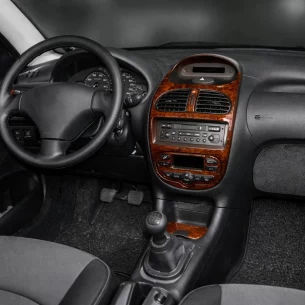 Peugeot 206 10.01-01.10 3D Interior Dashboard Trim Kit Dash Trim Dekor 10-Parts
