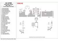 Volkswagen Beetle 1998-2001 Full Set, Without Armrest, 32 Parts set, Interior BD Dash Trim Kit - 1 - Interior Dash Trim Kit Volkswagen Beetle 1998-2001 Full Set, Without Armrest, 32 Parts set, Interior BD Dash Trim Kit - 1 - Interior Dash Trim Kit