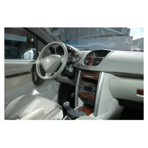 Peugeot 207 01.2007 3D Interior Dashboard Trim Kit Dash Trim Dekor 17-Parts