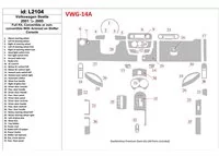 Volkswagen Beetle 2001-2005 Full Set Interior BD Dash Trim Kit - 1 - Interior Dash Trim Kit Volkswagen Beetle 2001-2005 Full Set Interior BD Dash Trim Kit - 1 - Interior Dash Trim Kit