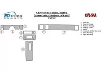 Chevrolet El Camino, Malibu, Monte Carlo, Caballero 1978-1987 Full Set Interior BD Dash Trim Kit - 1 - Interior Dash Trim Kit Chevrolet El Camino, Malibu, Monte Carlo, Caballero 1978-1987 Full Set Interior BD Dash Trim Kit - 1 - Interior Dash Trim Kit