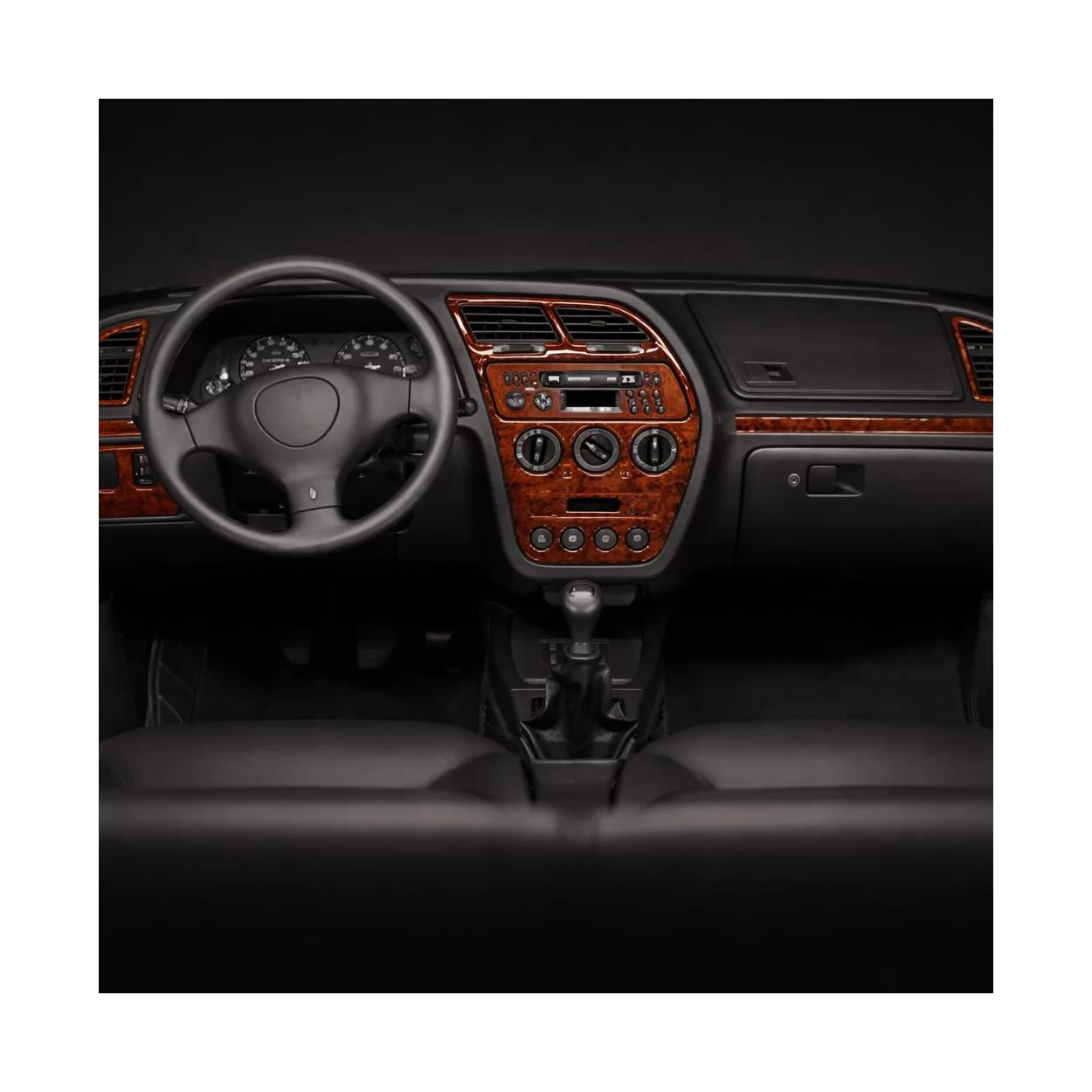 Peugeot 306 03.93-04.97 3D Interior Dashboard Trim Kit Dash Trim Dekor 13-Parts