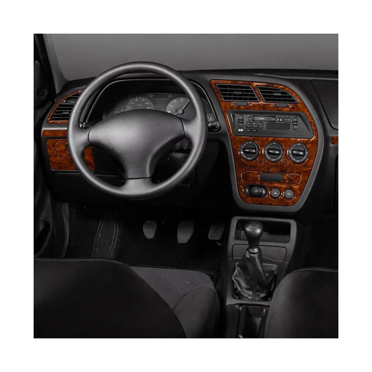 Peugeot 306 05.97-12.03 3D Interior Dashboard Trim Kit Dash Trim Dekor 11-Parts