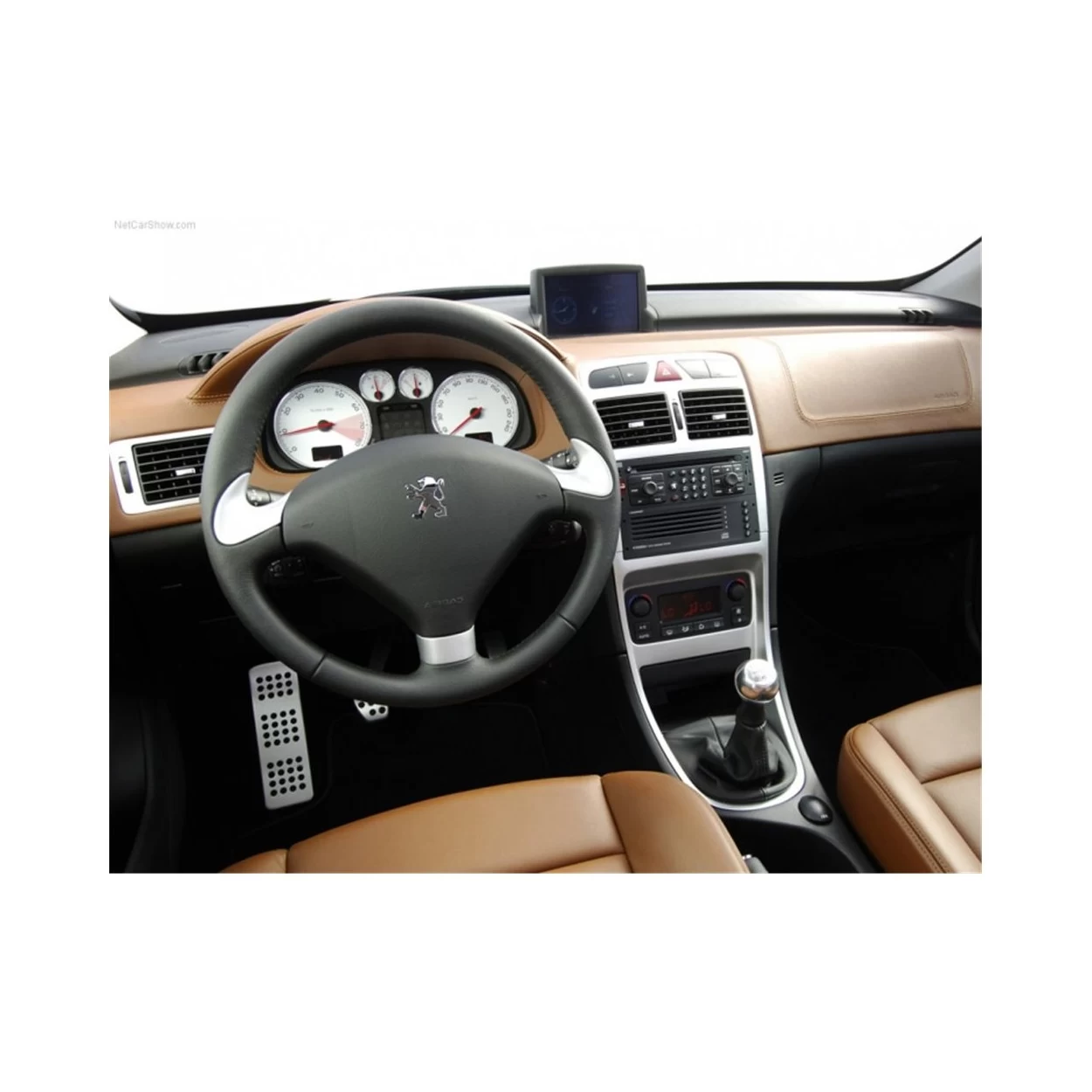 Peugeot 307 02.04-12.08 3D Interior Dashboard Trim Kit Dash Trim Dekor 12-Parts