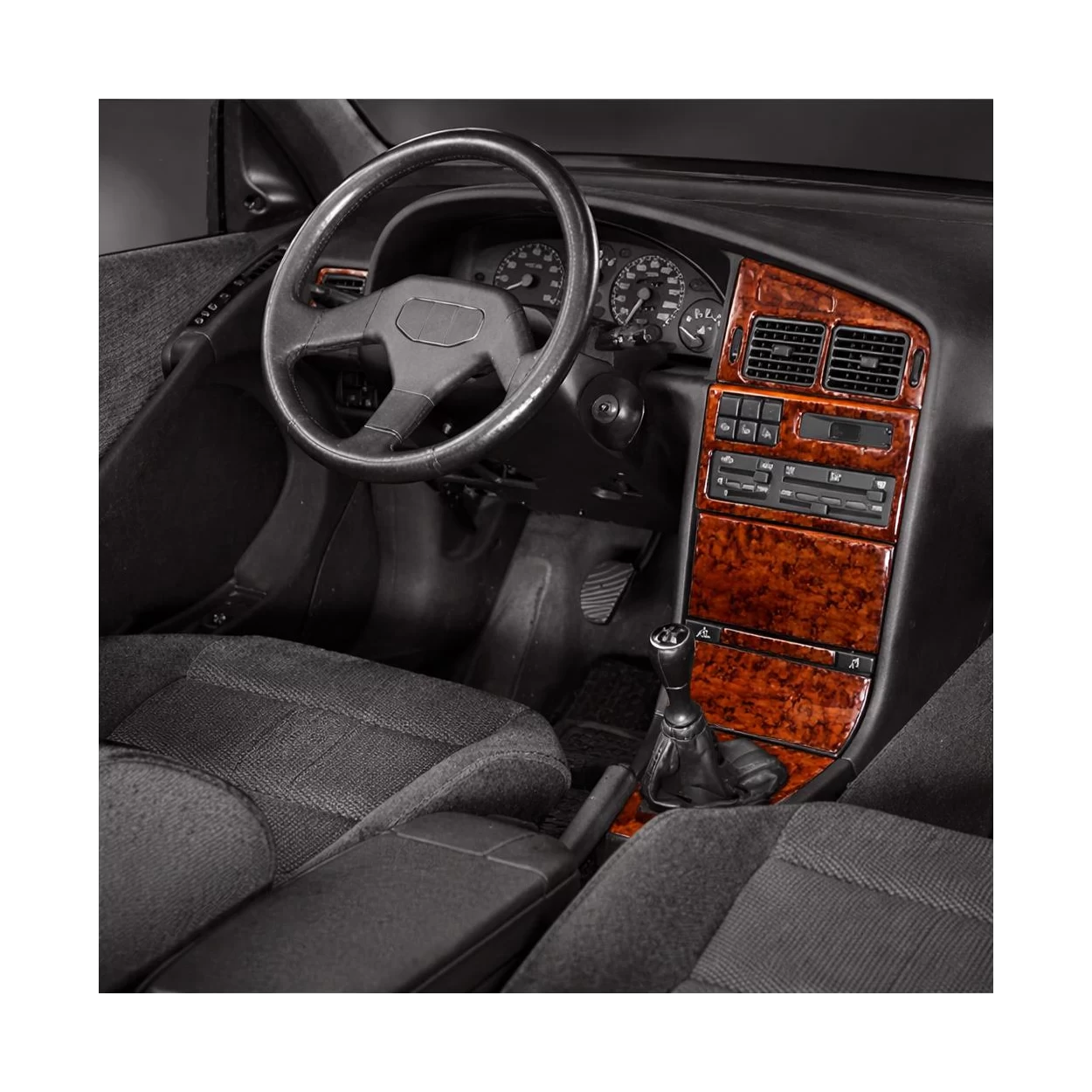 Peugeot 405 09.92-06.95 3D Interior Dashboard Trim Kit Dash Trim Dekor 9-Parts