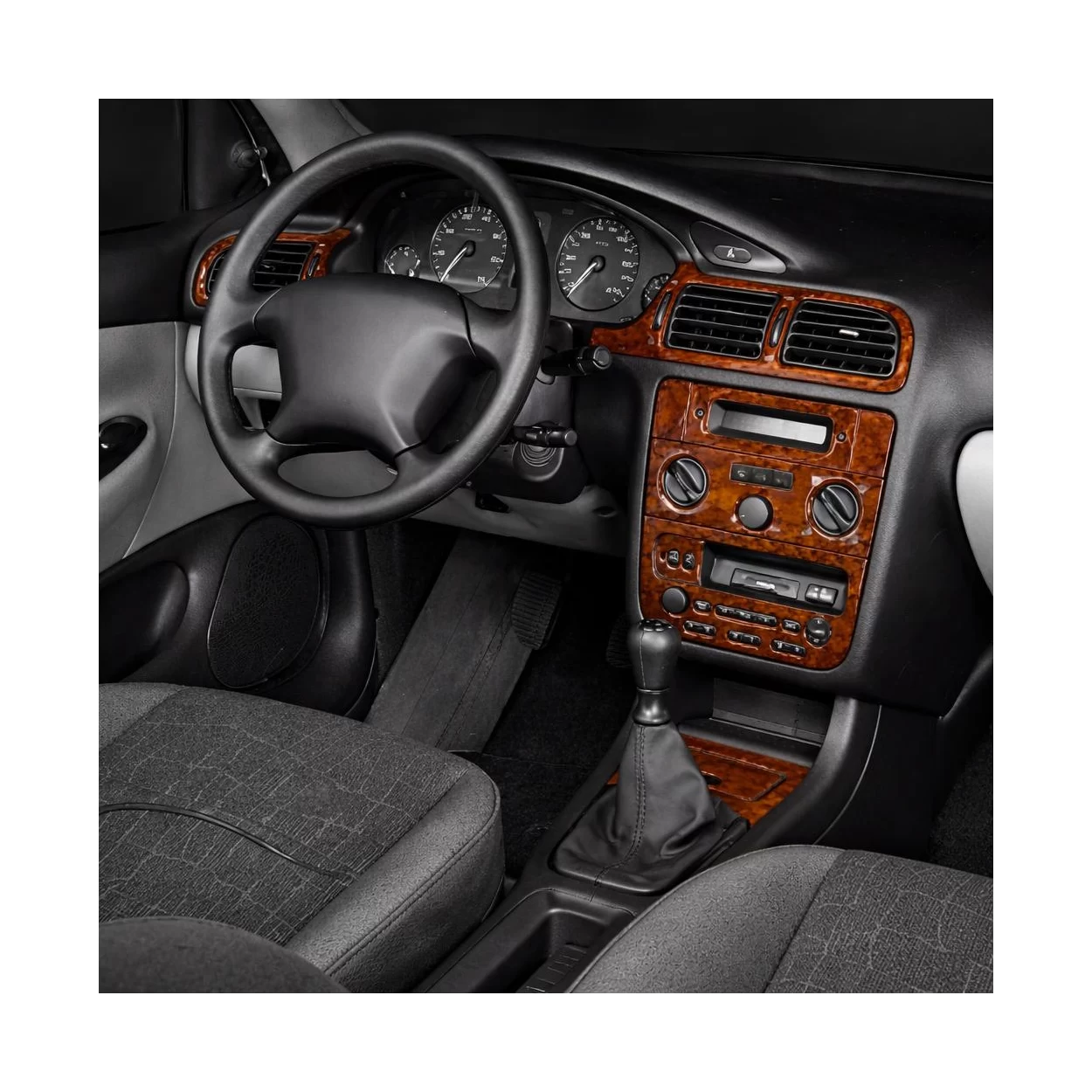 Peugeot 406 06.99-05.05 3D Interior Dashboard Trim Kit Dash Trim Dekor 13-Parts