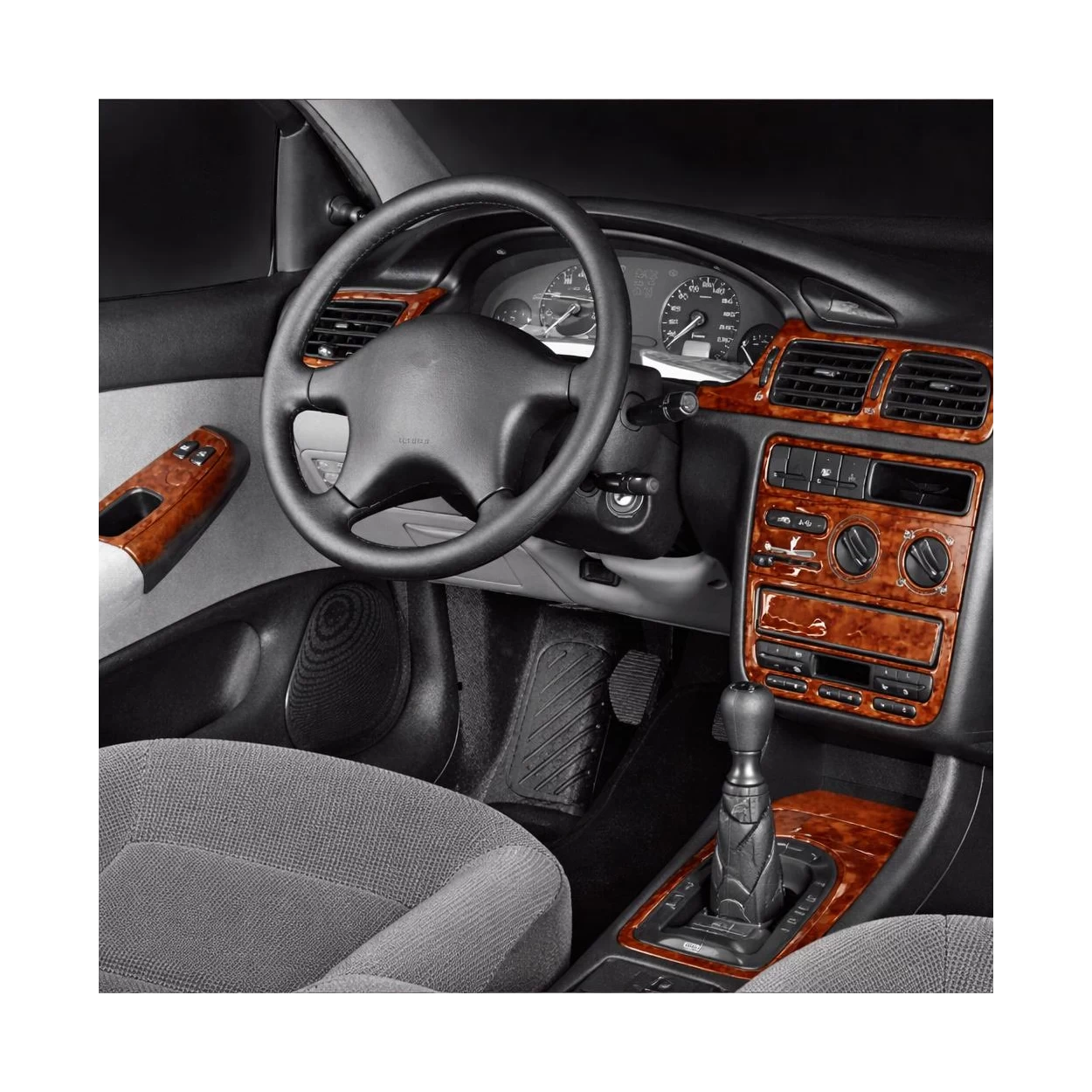 Peugeot 406 10.95-05.99 3D Interior Dashboard Trim Kit Dash Trim Dekor 21-Parts