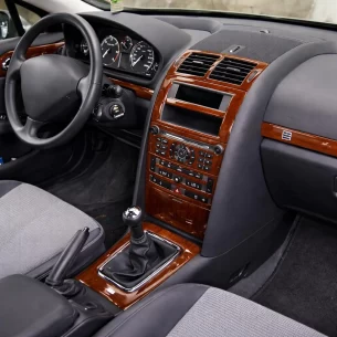 Peugeot 407 06.05-12.10 3D Interior Dashboard Trim Kit Dash Trim Dekor 11-Parts