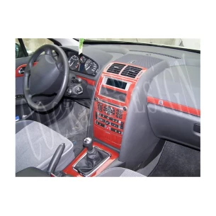 Peugeot 407 06.05-12.10 3D Interior Dashboard Trim Kit Dash Trim Dekor 11-Parts