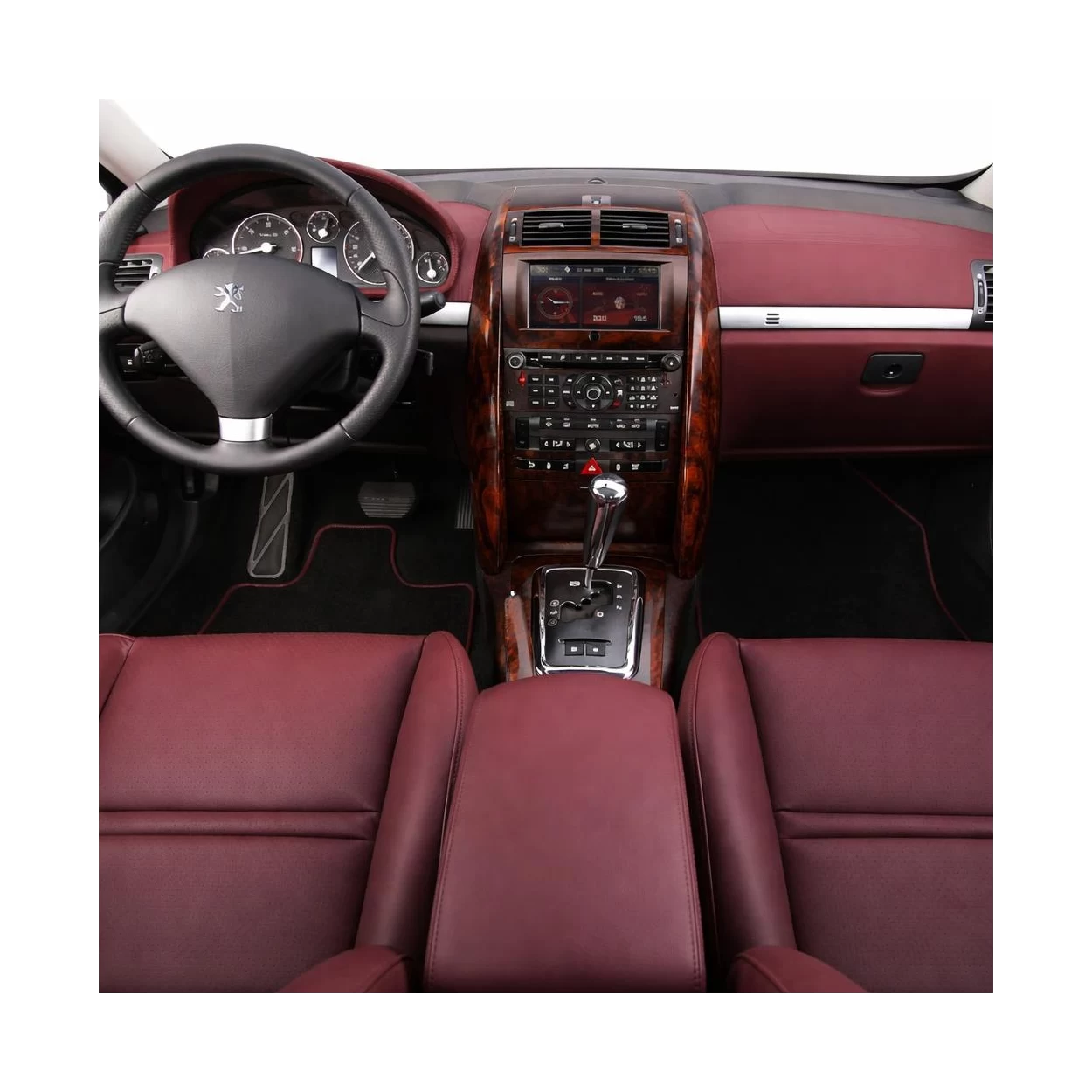 Peugeot 407 Doors 06.05-12.10 3D Interior Dashboard Trim Kit Dash Trim Dekor 21-Parts