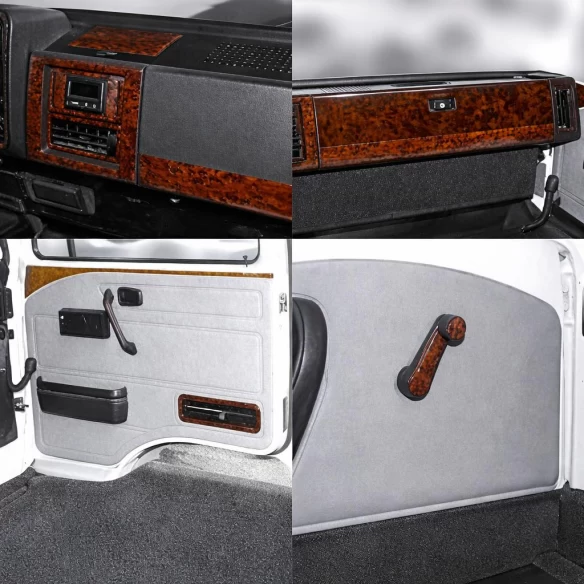 Peugeot 505 01.81-12.87 3D Interior Dashboard Trim Kit Dash Trim Dekor 18-Parts