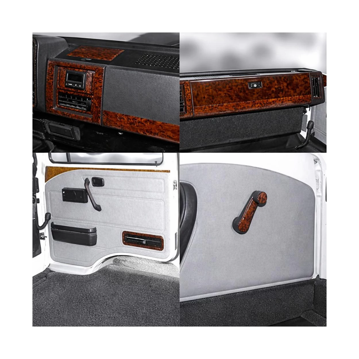 Peugeot 505 01.81-12.87 3D Interior Dashboard Trim Kit Dash Trim Dekor 18-Parts