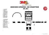 Volkswagen Crafter 04.2006 3D Interior Dashboard Trim Kit Dash Trim Dekor 18-Parts - 2 - Interior Dash Trim Kit Volkswagen Crafter 04.2006 3D Interior Dashboard Trim Kit Dash Trim Dekor 18-Parts - 2 - Interior Dash Trim Kit