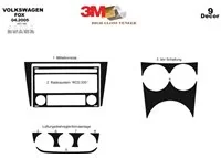 Volkswagen Fox 09.2005 3D Interior Dashboard Trim Kit Dash Trim Dekor 9-Parts - 2 - Interior Dash Trim Kit Volkswagen Fox 09.2005 3D Interior Dashboard Trim Kit Dash Trim Dekor 9-Parts - 2 - Interior Dash Trim Kit