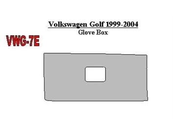 Volkswagen Golf 1999-2004 Optional glowe-box Interior BD Dash Trim Kit
