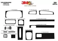 Volkswagen Golf III 08.91-03.95 3D Interior Dashboard Trim Kit Dash Trim Dekor 20-Parts - 3 - Interior Dash Trim Kit Volkswagen Golf III 08.91-03.95 3D Interior Dashboard Trim Kit Dash Trim Dekor 20-Parts - 3 - Interior Dash Trim Kit