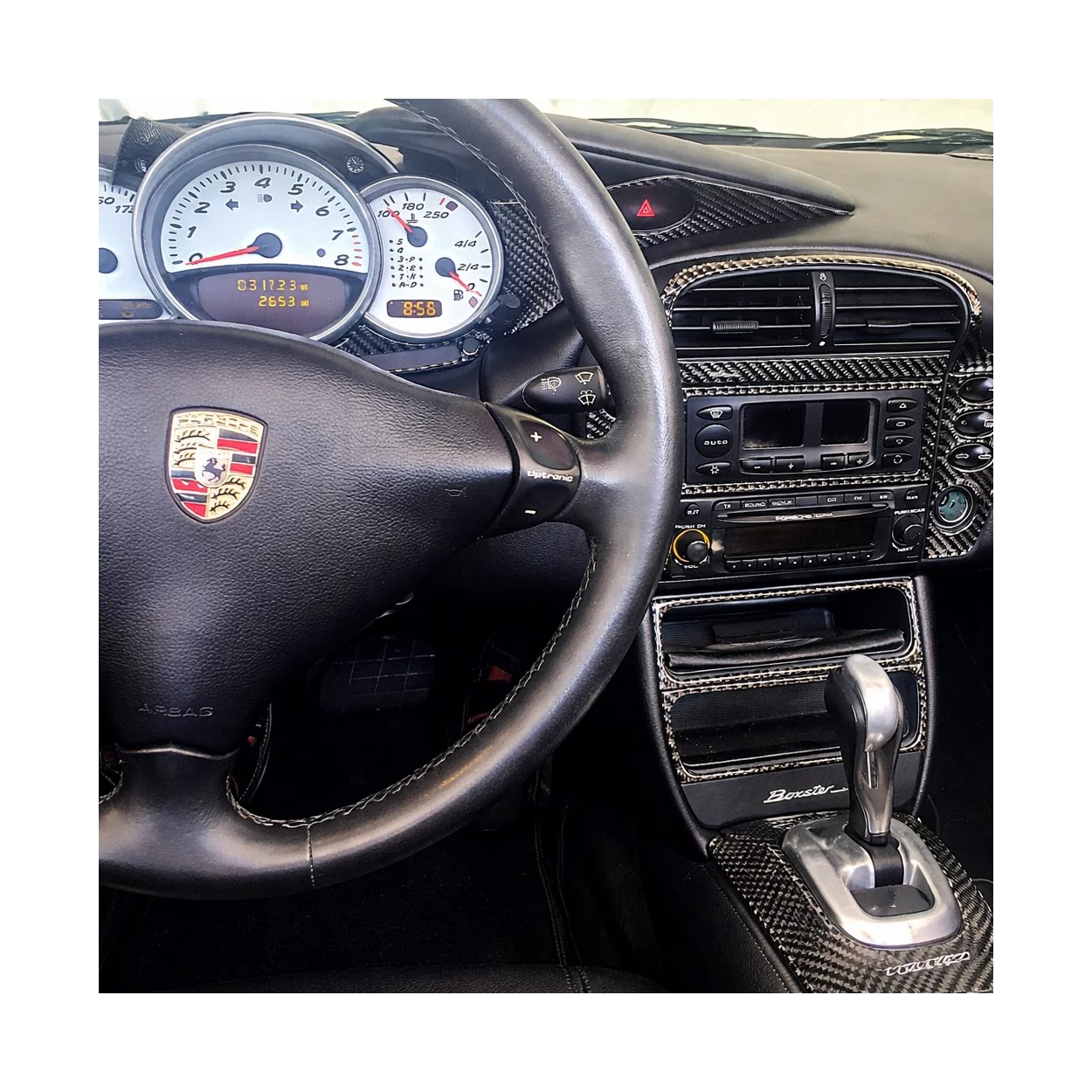 Porsche 911 1998-2004 3D Interior Dashboard Trim Kit Dash Trim Dekor 28-Parts