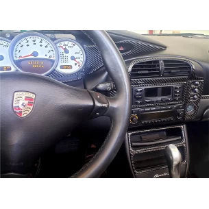 Porsche 911 1998-2004 3D Interior Dashboard Trim Kit Dash Trim Dekor 28-Parts