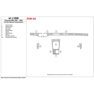 Porsche 944 1985-1994 Full Set Interior BD Dash Trim Kit 2