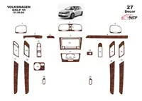 Volkswagen Golf VI 09.2008 3D Interior Dashboard Trim Kit Dash Trim Dekor 27-Parts - 1 - Interior Dash Trim Kit Volkswagen Golf VI 09.2008 3D Interior Dashboard Trim Kit Dash Trim Dekor 27-Parts - 1 - Interior Dash Trim Kit