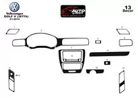 Volkswagen Jetta 01.2010 3D Interior Dashboard Trim Kit Dash Trim Dekor 16-Parts - 5 - Interior Dash Trim Kit Volkswagen Jetta 01.2010 3D Interior Dashboard Trim Kit Dash Trim Dekor 16-Parts - 5 - Interior Dash Trim Kit