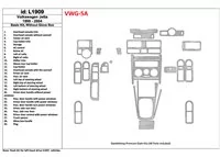 Volkswagen Jetta 1999-2004 Full Set, Without glowe-box, 28 Parts set Interior BD Dash Trim Kit - 1 - Interior Dash Trim Kit Volkswagen Jetta 1999-2004 Full Set, Without glowe-box, 28 Parts set Interior BD Dash Trim Kit - 1 - Interior Dash Trim Kit