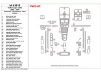Volkswagen Jetta 2005-2009 Automatic Gear, Value Edition Interior BD Dash Trim Kit - 1 - Interior Dash Trim Kit Volkswagen Jetta 2005-2009 Automatic Gear, Value Edition Interior BD Dash Trim Kit - 1 - Interior Dash Trim Kit