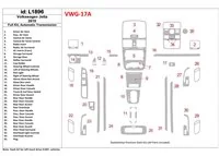 Volkswagen Jetta 2010-2010 Full Set, Automatic Gear Interior BD Dash Trim Kit - 2 - Interior Dash Trim Kit Volkswagen Jetta 2010-2010 Full Set, Automatic Gear Interior BD Dash Trim Kit - 2 - Interior Dash Trim Kit
