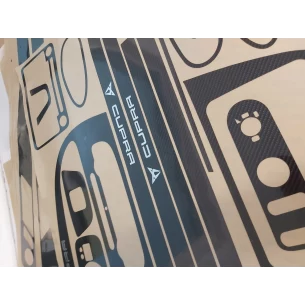 Porsche Cayenne 2003-2010 3D Interior Dashboard Trim Kit Dash Trim Dekor 87-Parts