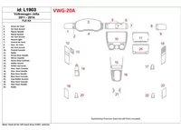 Volkswagen Jetta 2011-UP Full Set, Without NAVI Interior BD Dash Trim Kit - 1 - Interior Dash Trim Kit Volkswagen Jetta 2011-UP Full Set, Without NAVI Interior BD Dash Trim Kit - 1 - Interior Dash Trim Kit