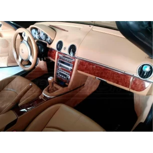 PORSCHE CAYMAN 987 2006-2012 3D Interior Dashboard Trim Kit Dash Trim Dekor 32-Parts
