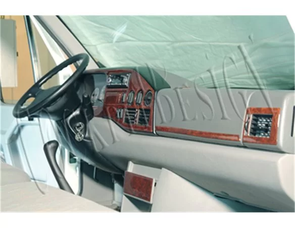 Volkswagen LT 03.95-03.06 3D Interior Dashboard Trim Kit Dash Trim Dekor 17-Parts - 1 - Interior Dash Trim Kit